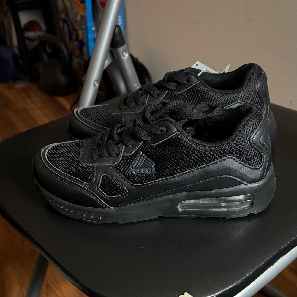 RBX Kids Black Athletic Sneakers